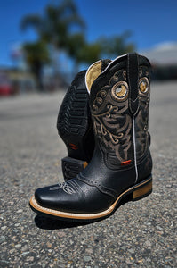 0034 Est Jose Man rodeo boots Black