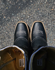 0034 Est Jose Man rodeo boots Black