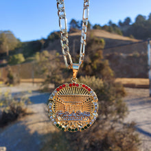 Load image into Gallery viewer, 18k plated gold and silver chain and pendant