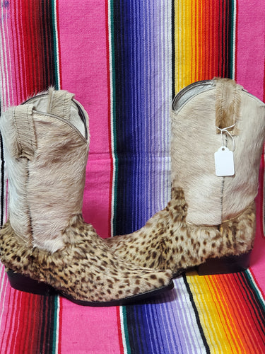 Bota de mujer de pelo de chico