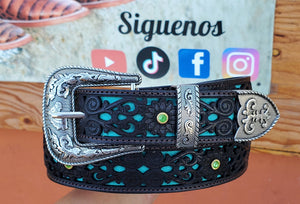 Cinto navajeado para dama 🤠 Est Jannett