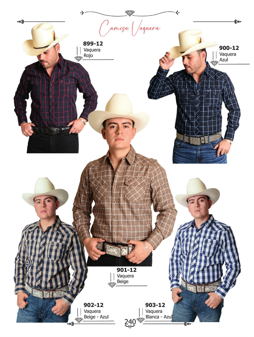 Camisa cuadrada 🔥 – Los western wear