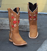 Cargar imagen en el visor de la galería, 0050 Est Estela tan rosalia🔥 women boots square toe