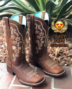0045 Est Andrea woman Rodeo Boots 😍  CP wide squre toe
