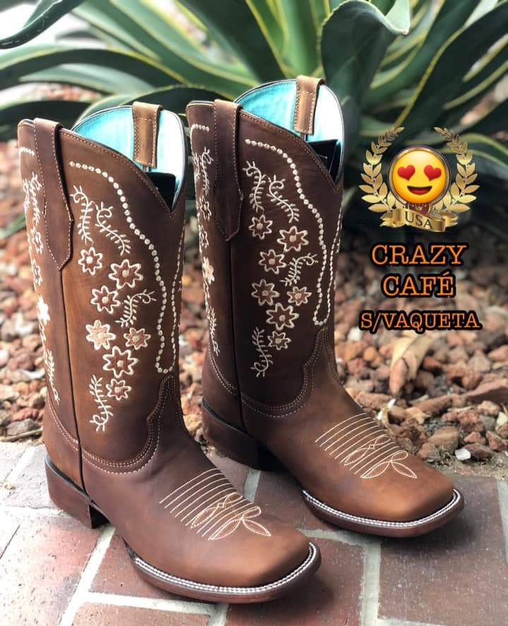 0045 Est Andrea woman Rodeo Boots 😍  CP wide squre toe
