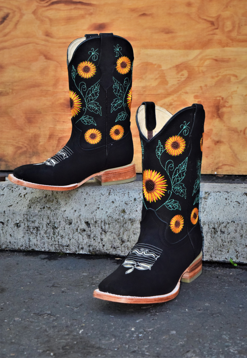 0051 Est Cheli Girasol woman boots 🌻  Negro sunflower 😍
