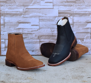 049 Botin piel Rhino🔥men boots leather sole
