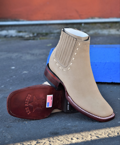 Botines charros square toe hotsell