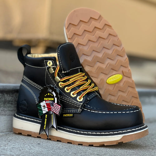 714 Black patron boots