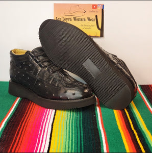Zapato vaquero imitación coco/ave 🇲🇽