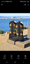 Cargar imagen en el visor de la galería, 0036 Girasol woman boots 😍  CP Negro sunflower
