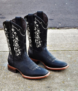 037 Tania rodeo women boots short boots  BLACK😍