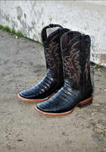 Load image into Gallery viewer, 08 Crocodile belly leather print 🇲🇽 negro