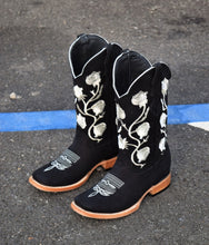 Load image into Gallery viewer, 0003 Est Julia 😍 black nobuck leather boots