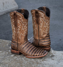 Cargar imagen en el visor de la galería, Man Rodeo boots 🔥 cocrodile leather print 0040