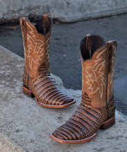 Load image into Gallery viewer, Man Rodeo boots 🔥 cocrodile leather print 0040