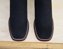 Load image into Gallery viewer, 001 Est California botin charro rodeo piel nobuck🔥 Los Altos Boots