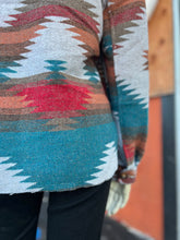 Load image into Gallery viewer, Aztec Print Jacket size medium only