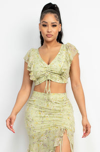 Daisy Pistachio Set size large only