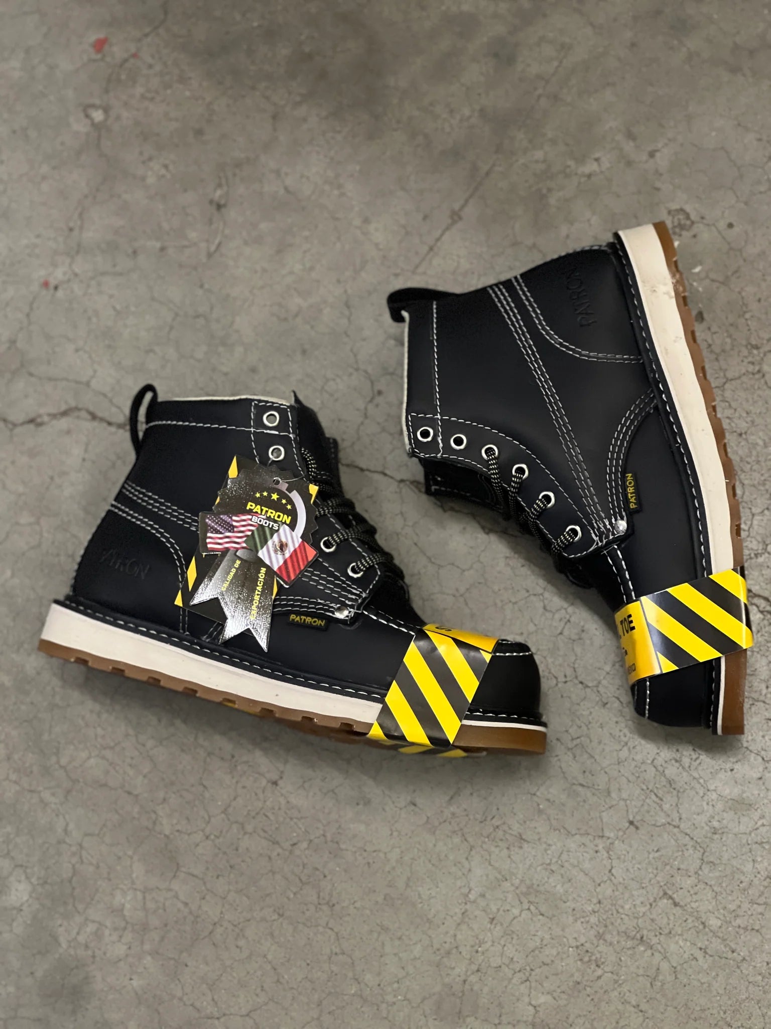 Patron steel toe boots sales