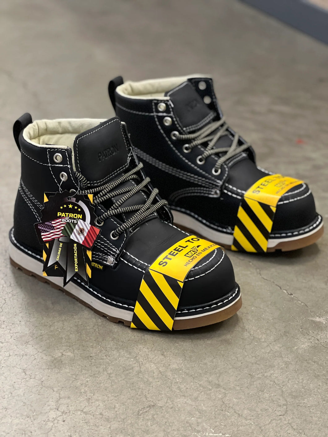 514 (Steel toe) Black Patron boots