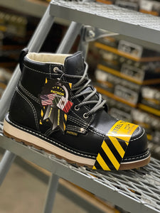 00038 (Steel toe) 514 Black Patron boots