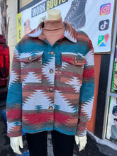 Load image into Gallery viewer, Aztec Print Jacket size medium only