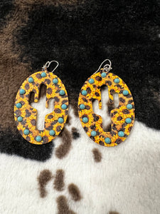 Cactus earrings