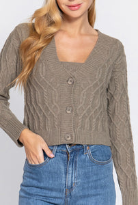 SWEATER TUBE & CARDIGAN SET