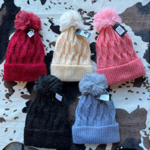 Pom Pom  Beanie Pick your color