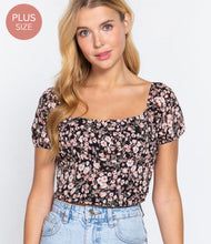 Load image into Gallery viewer, Camelia Floral Plus Size Top