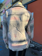 Load image into Gallery viewer, Pink Aztec Print Jacket size medium only