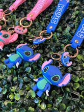 Load image into Gallery viewer, Stitch Keychain 💙💗