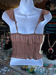 Karina Brown Tank top