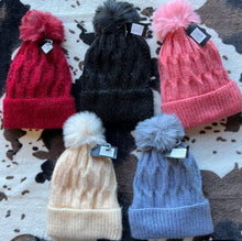 Load image into Gallery viewer, Pom Pom  Beanie Pick your color