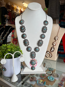 Turquoise Concho Set