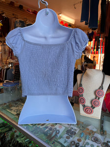 Angelica Blue Top size small and large