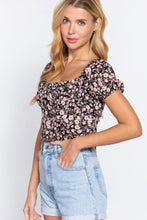 Load image into Gallery viewer, Camelia Floral Plus Size Top
