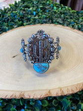 Cargar imagen en el visor de la galería, Cactus and Turquoise stone 🌵 Bracelet