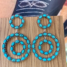 Load image into Gallery viewer, Turquoise western Earrings