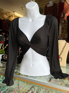 Ximena Black Top