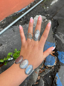 Silvertone bracelet