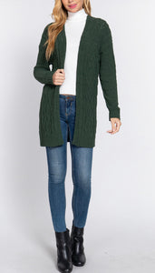 CHENILLE SWEATER CARDIGAN