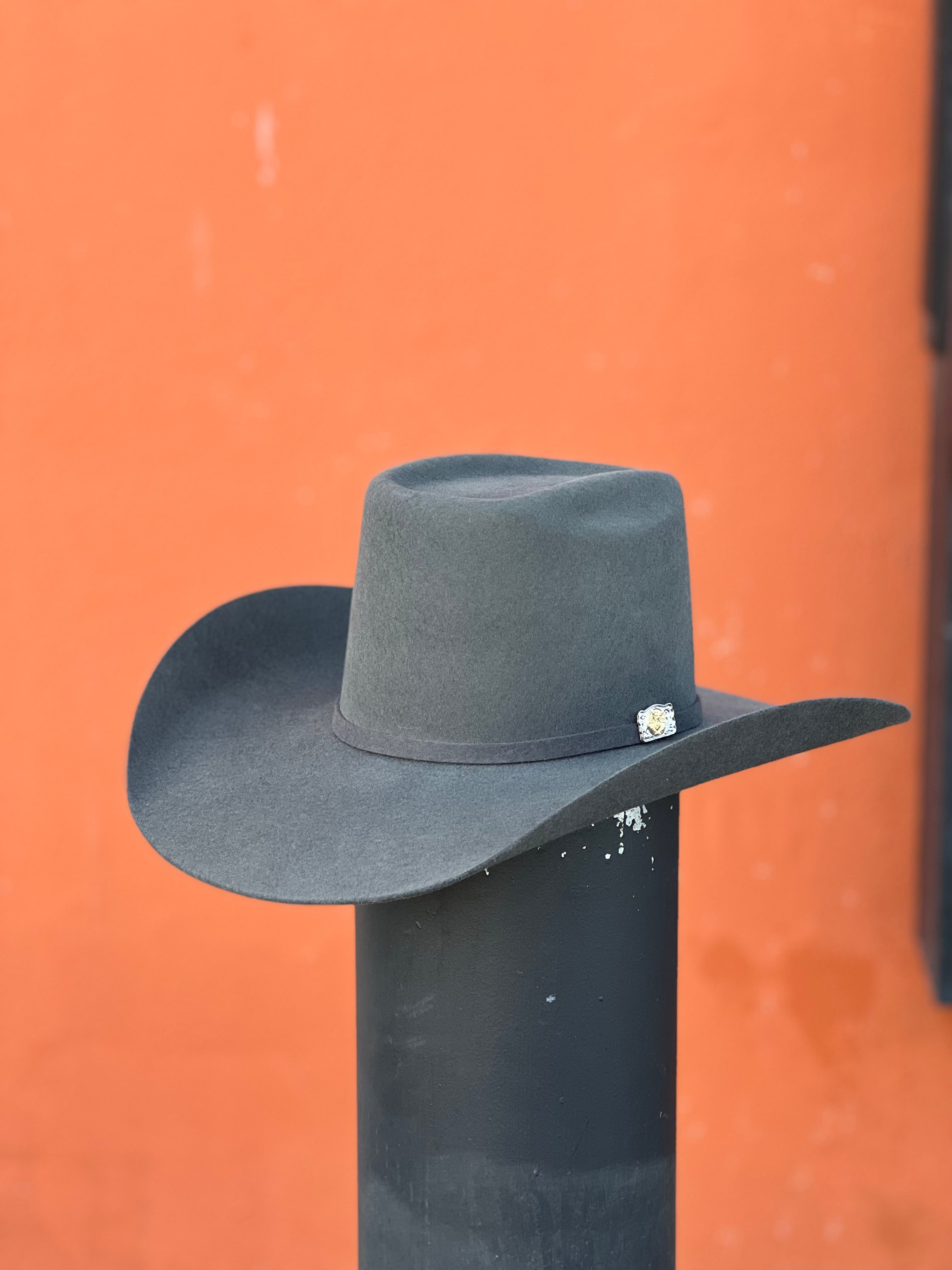 Novela de suspenso nada Turismo Estilo Texano felt hat/ texana 🤠 gris – Los leyva western wear