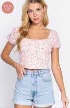 Load image into Gallery viewer, Camelia floral Plus size top