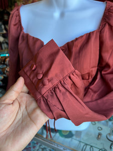 Burgundy Top size medium and large