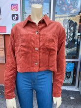 Load image into Gallery viewer, Ginger Corduroy crop jacket