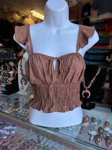 Karina Brown Tank top