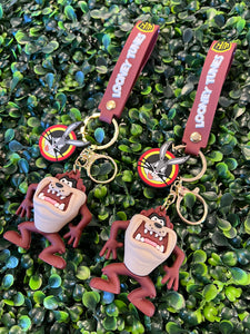El demonio de Tasmania Keychain