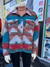 Load image into Gallery viewer, Aztec Print Jacket size medium only